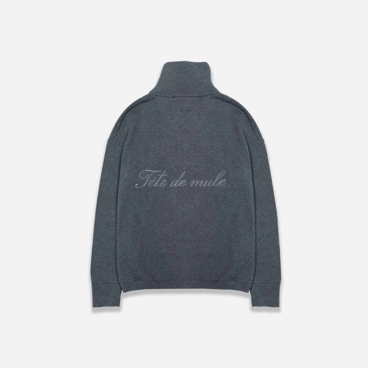 The Knitted Zip-Up Sweater