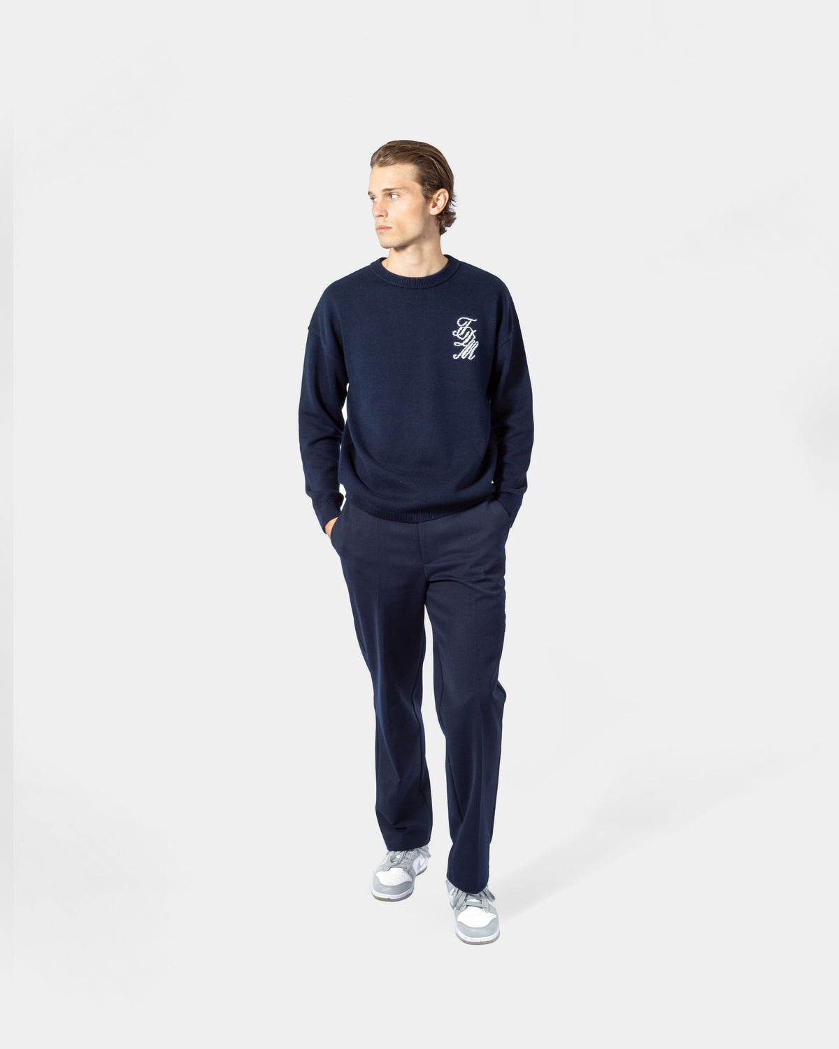 The Monogram Intarsia Knitted Sweater