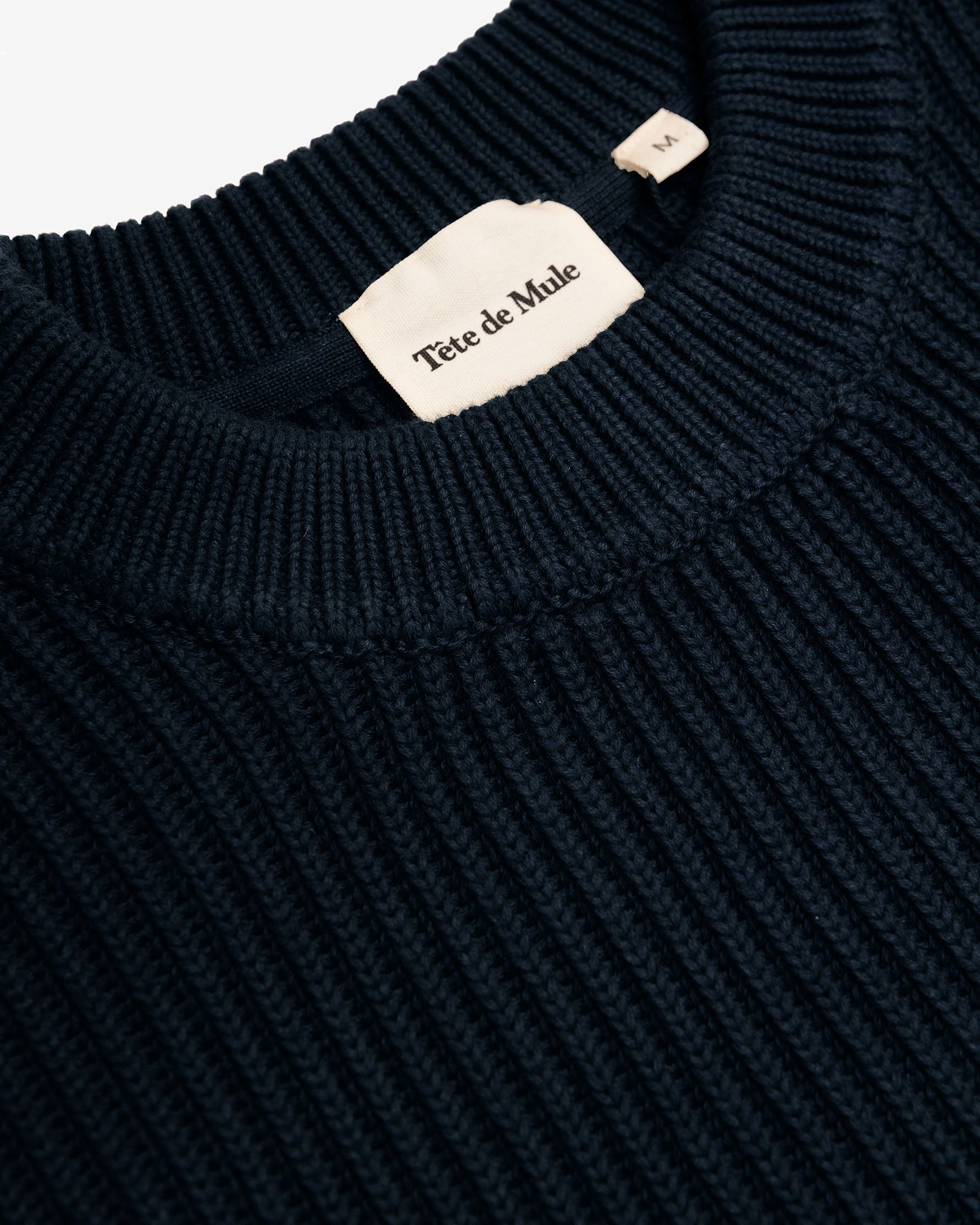 Der Patch Rib-Knitted Sweater