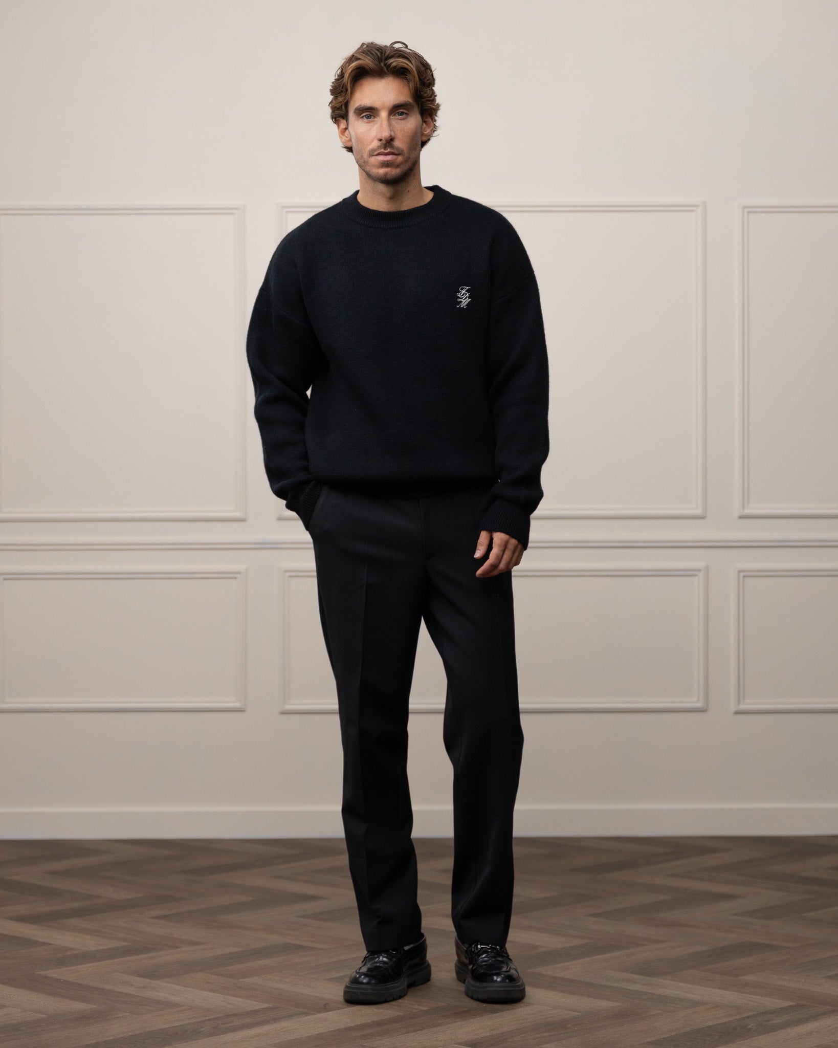 The Alpaca Jacquard Knitted Sweater
