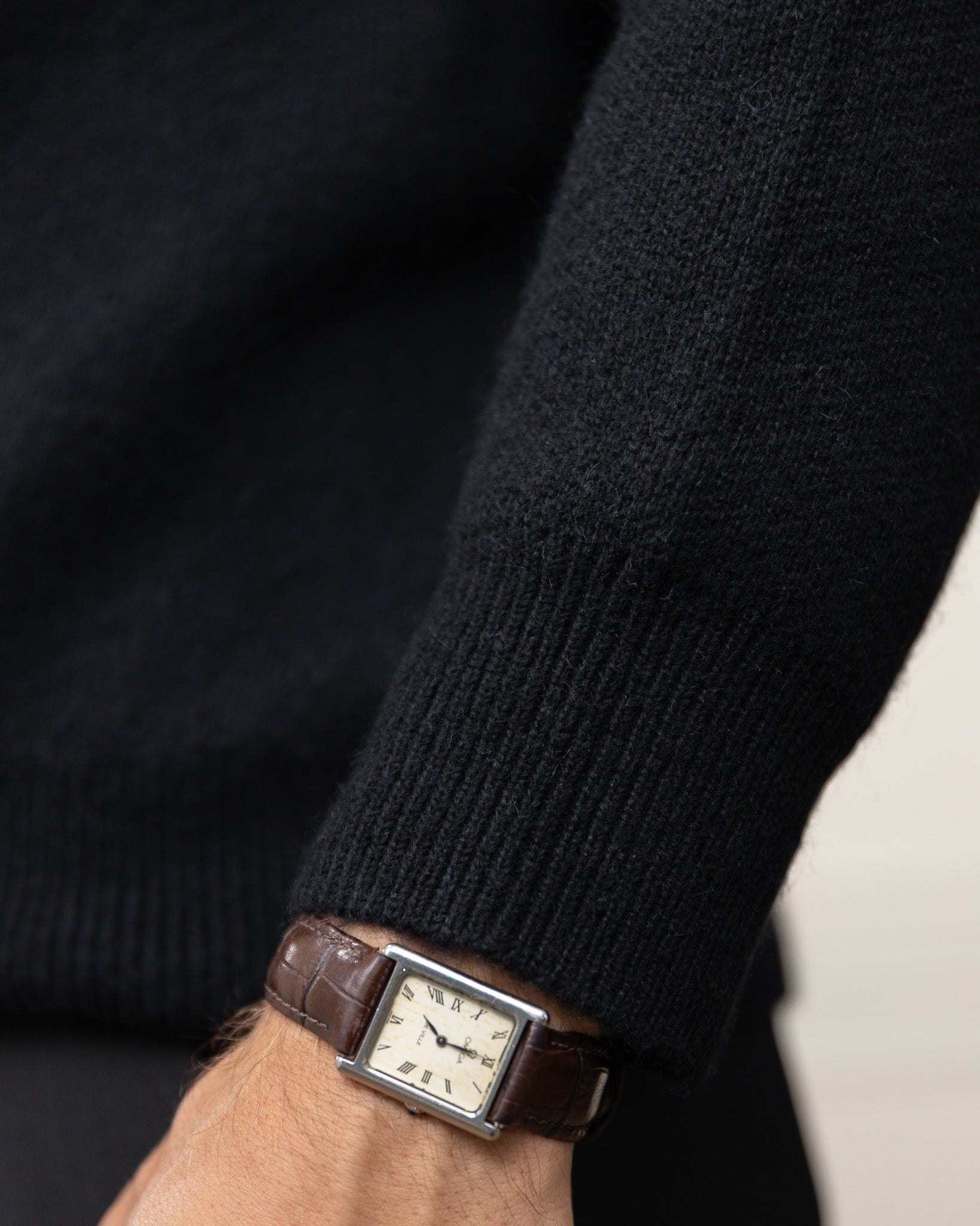 The Alpaca Jacquard Knitted Sweater