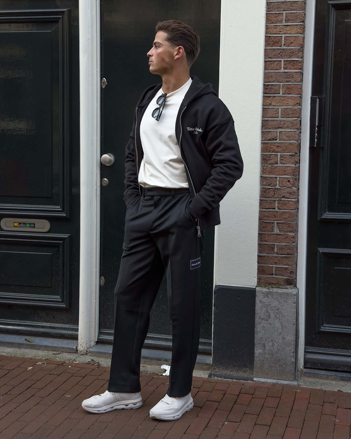 Model is 1.82 and wearing Size S